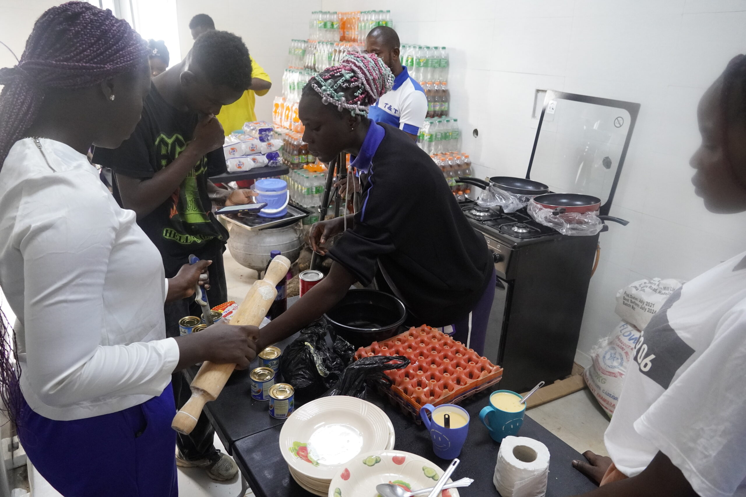 Students learning practical skills at City of Light